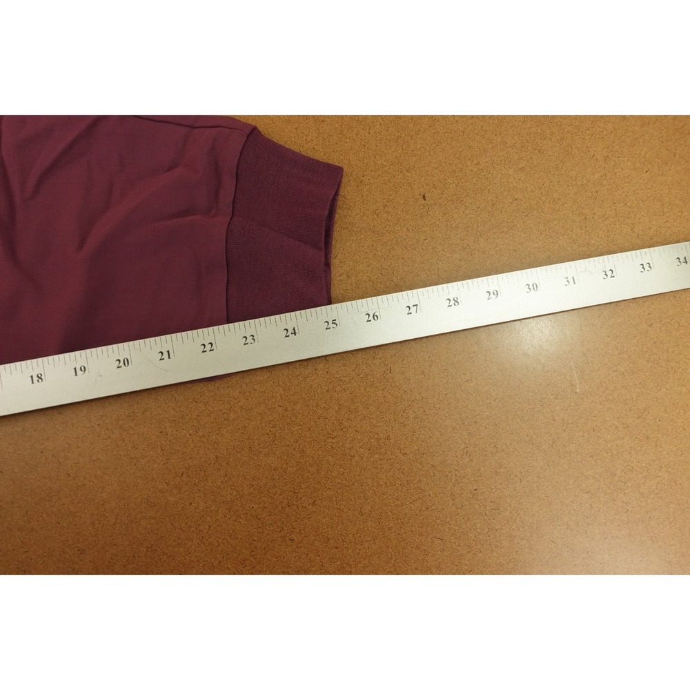 Mandala Womens Petite X-Large Bordeaux High Waist Jogger Pants Inseam-25 in NWT - Picture 10 of 11